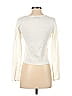 American Eagle Outfitters Ivory Long Sleeve Blouse Size S - photo 2