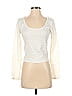 American Eagle Outfitters Ivory Long Sleeve Blouse Size S - photo 1