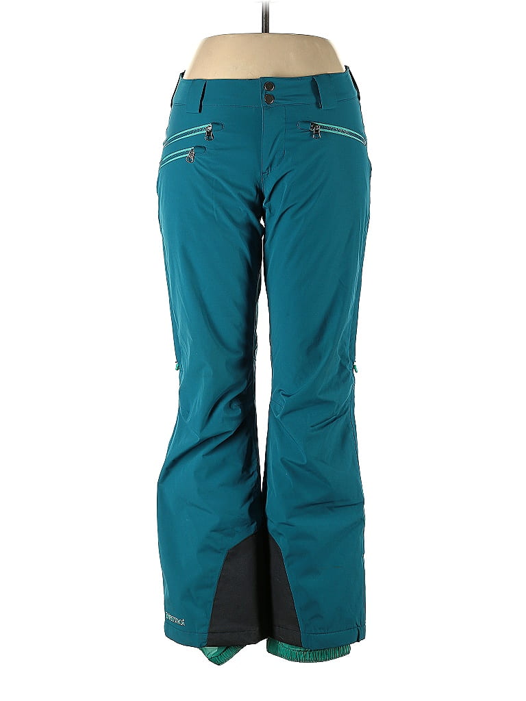 Marmot 100% Polyester Solid Teal Snow Pants Size 10 - 85% off | ThredUp