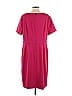 London Times Solid Burgundy Casual Dress Size 14 - photo 2