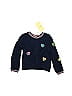 Baby Sara Hearts Blue Pullover Sweater Size 7 - photo 1