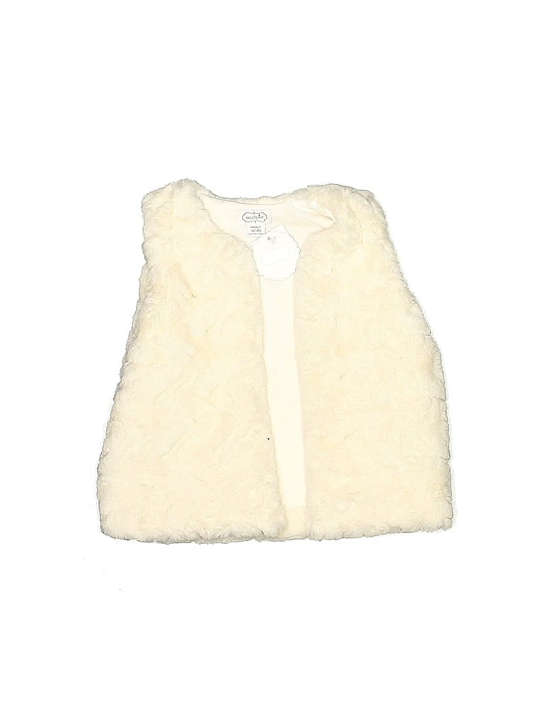Mud Pie 100% Polyester Ivory Fleece Jacket Size 2T - photo 1