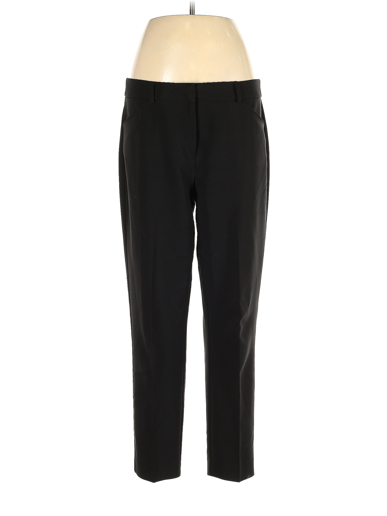 Lepore Solid Black Dress Pants Size 8 79 off ThredUp