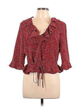 Topshop 3/4 Sleeve Blouse (view 1)