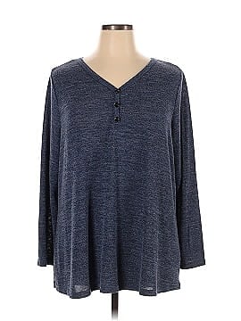 BLOOMCHIC Long Sleeve Henley (view 1)
