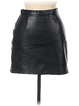 Michael Hoban Leather Skirt (view 1)