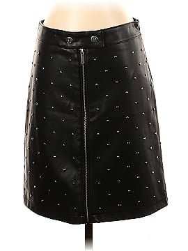 Karl Lagerfeld Paris Faux Leather Skirt (view 1)