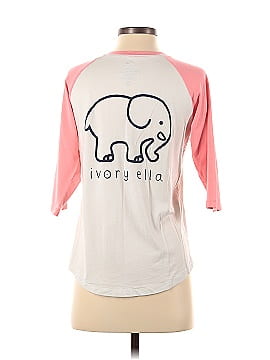 Ivory Ella 3/4 Sleeve T-Shirt (view 2)
