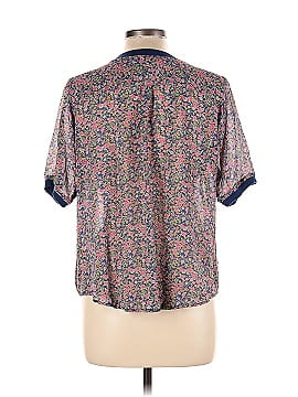 One Fine Day Short Sleeve Silk Top (view 2)