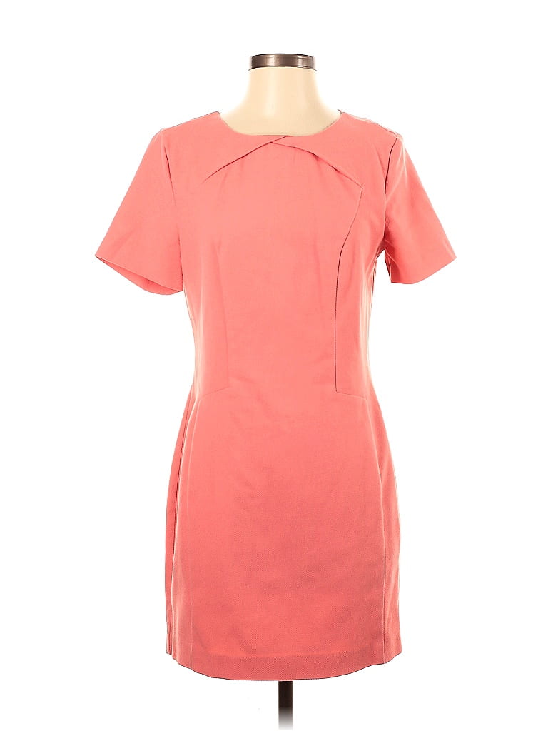 Banana Republic Factory Store Solid Pink Casual Dress Size 8 (Petite) - photo 1