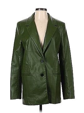 Zara Oversized Faux Leather Jacket (view 1)
