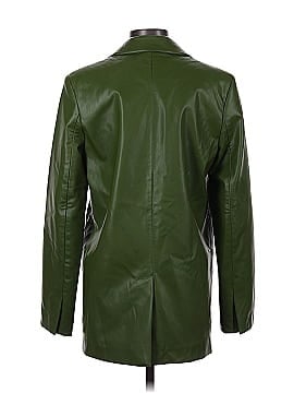 Zara Oversized Faux Leather Jacket (view 2)