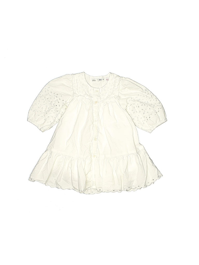 Zara Baby 100% Baumwolle Solid Ivory Dress Size 18-24 mo - 44% off ...