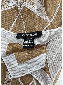 Valentino Silk Lace-Print Scarf (view 2)