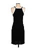 Leith Solid Black Casual Dress Size S - photo 2