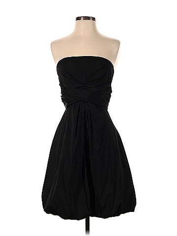 White House Black Market Strapless Black Dress