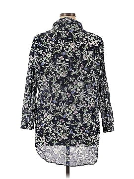 Papinelle 3/4 Sleeve Button-Down Shirt (view 2)
