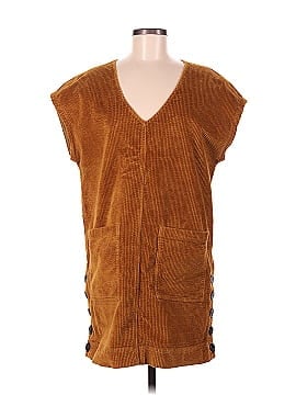 Madewell Corduroy Side-Button Shift Dress (view 1)