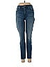 Lucky Brand Marled Solid Tortoise Stars Blue Jeans Size 8 - photo 1
