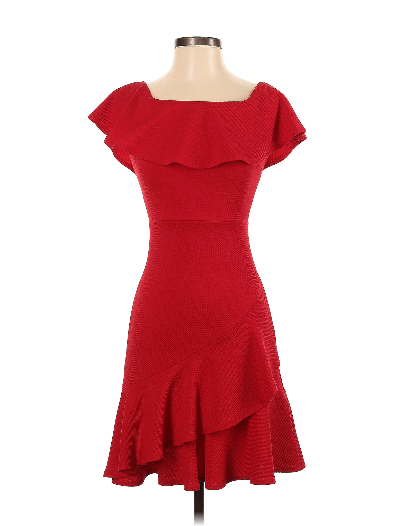 Soprano Solid Red Cocktail Dress Size Xs 68 Off Thredup