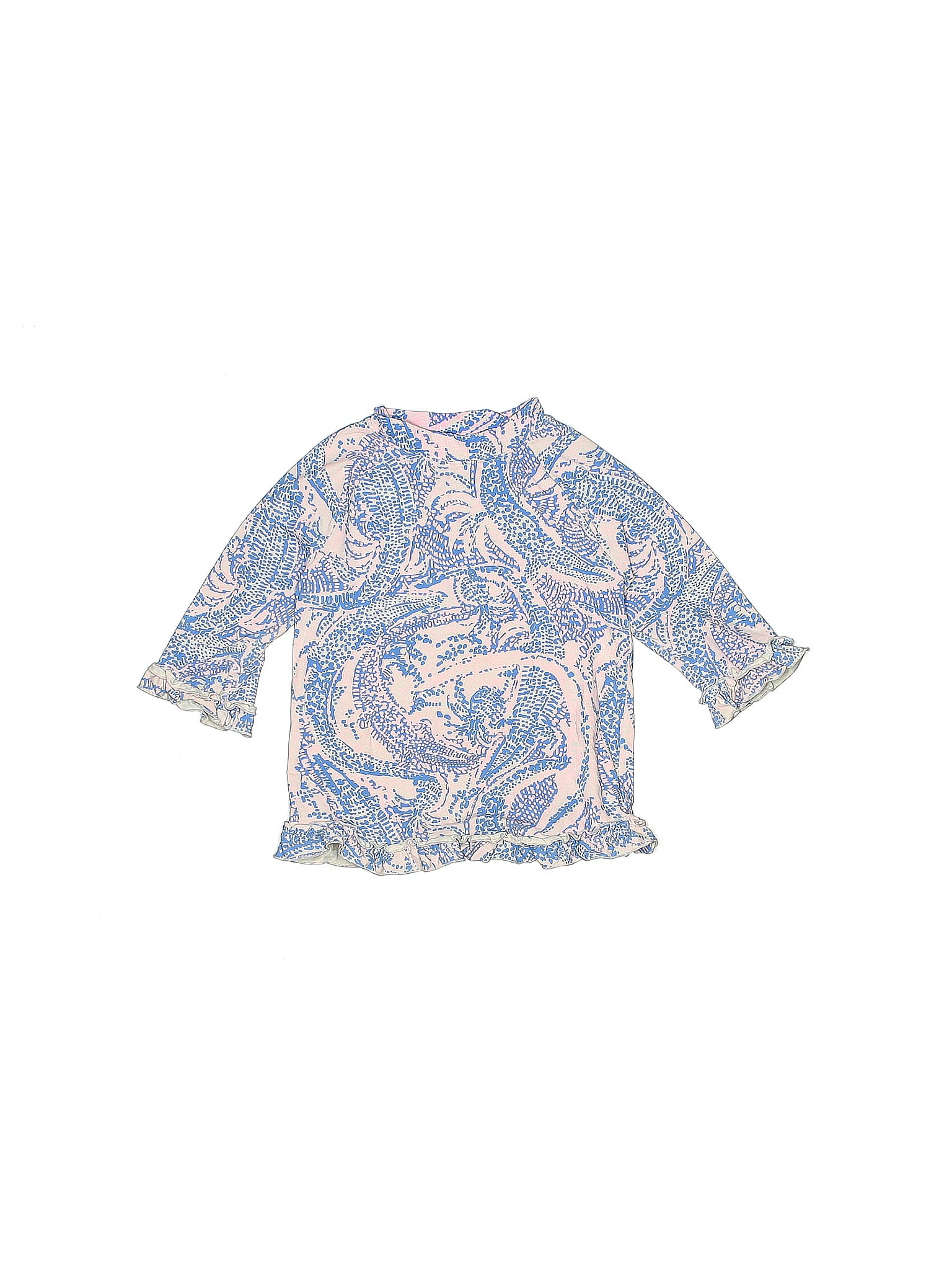 Top Short Sleeve Designer By Lilly Pulitzer In Blue, Size: Xs main image 1