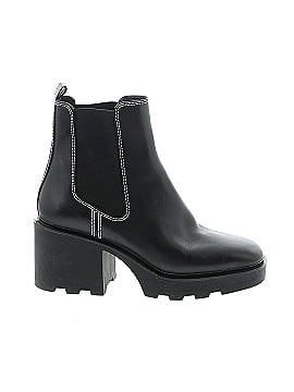 MICHAEL Michael Kors Black Leather Ankle Boots (view 1)