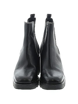MICHAEL Michael Kors Black Leather Ankle Boots (view 2)