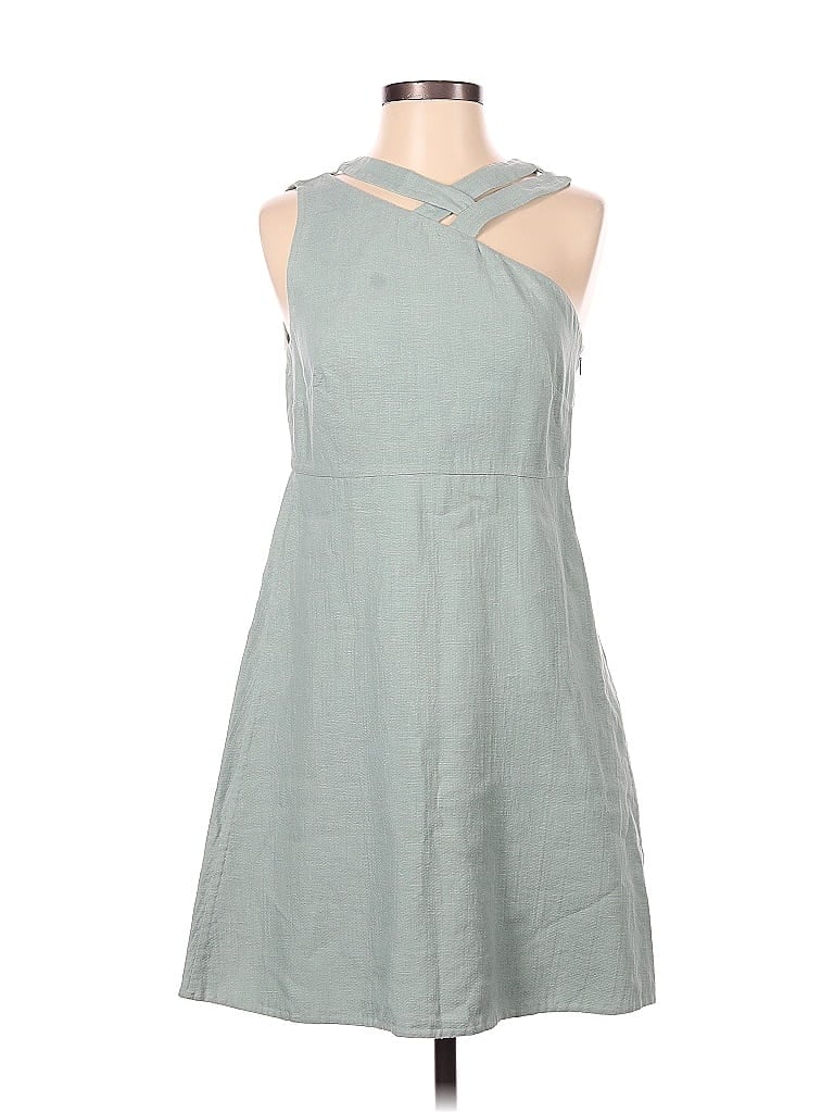 Valentino Solid Gray Casual Dress Size 0 - photo 1