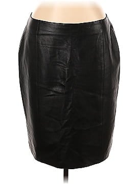 Caslon Faux Leather Skirt (view 1)
