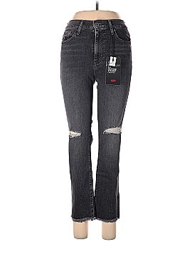 Levi's 724 High Rise Straight Crop Ripped Women's Jeans (view 1)