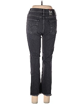 Levi's 724 High Rise Straight Crop Ripped Women's Jeans (view 2)