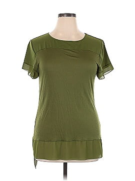 Joan Vass Short Sleeve Blouse (view 1)