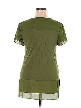 Joan Vass Short Sleeve Blouse (view 2)