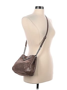 Prune Leather Crossbody Bag (view 2)