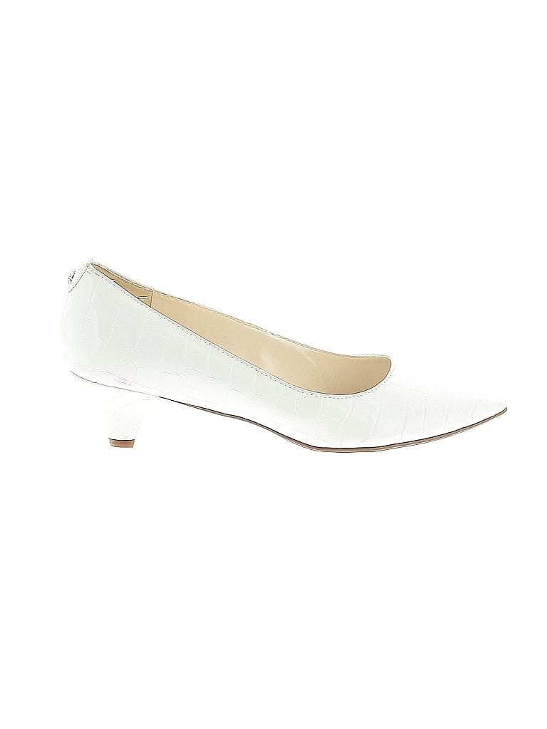 AK Anne Klein Solid White Ivory Heels Size 9 - 58% off | ThredUp