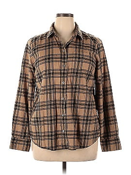 J.Crew Factory Store Long Sleeve Button-Down Shirt (view 1)