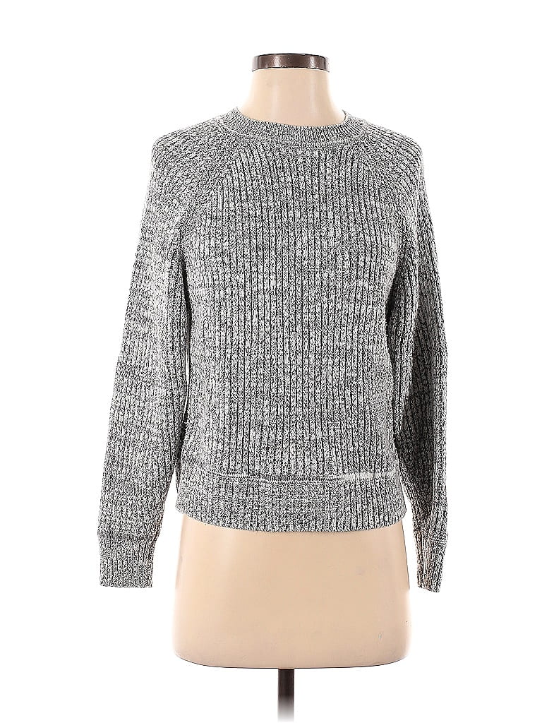 Universal Thread Marled Tweed Silver Pullover Sweater Size S - photo 1