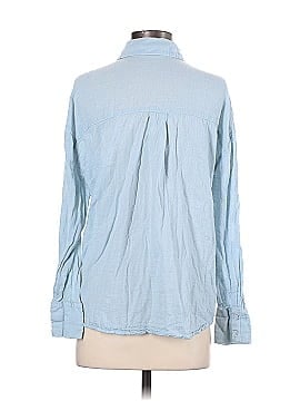Pull&Bear Long Sleeve Button-Down Shirt (view 2)