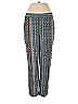 Jessica Simpson 100% Viscose Jacquard Damask Paisley Fair Isle Chevron-herringbone Baroque Print Batik Aztec Or Tribal Print Chevron Teal Casual Pants Size M - photo 1