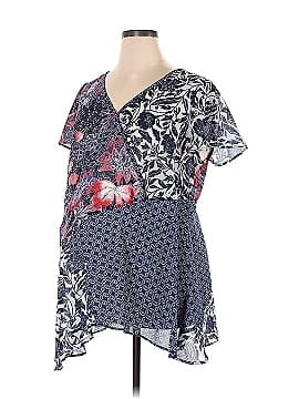 Jessica Simpson Maternity Short Sleeve Blouse (view 1)