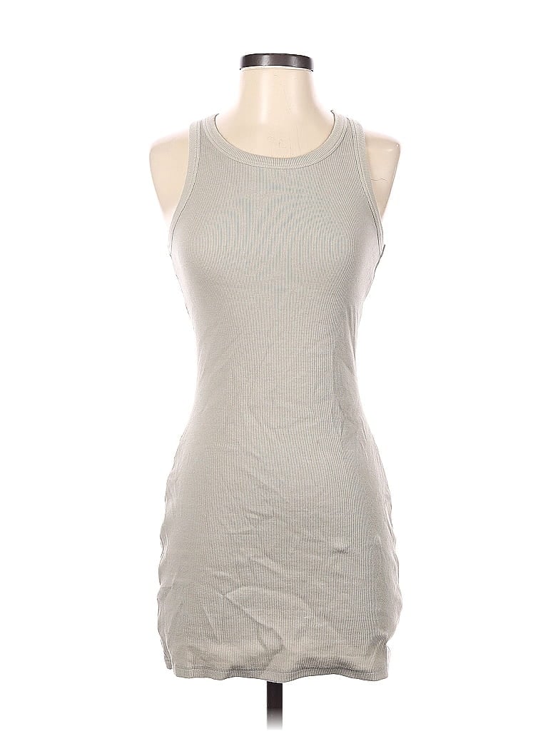 Pre-owned Assorted Brands Casual Dress In Gray