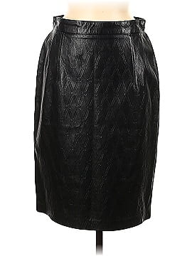 Escada Leather Skirt (view 1)