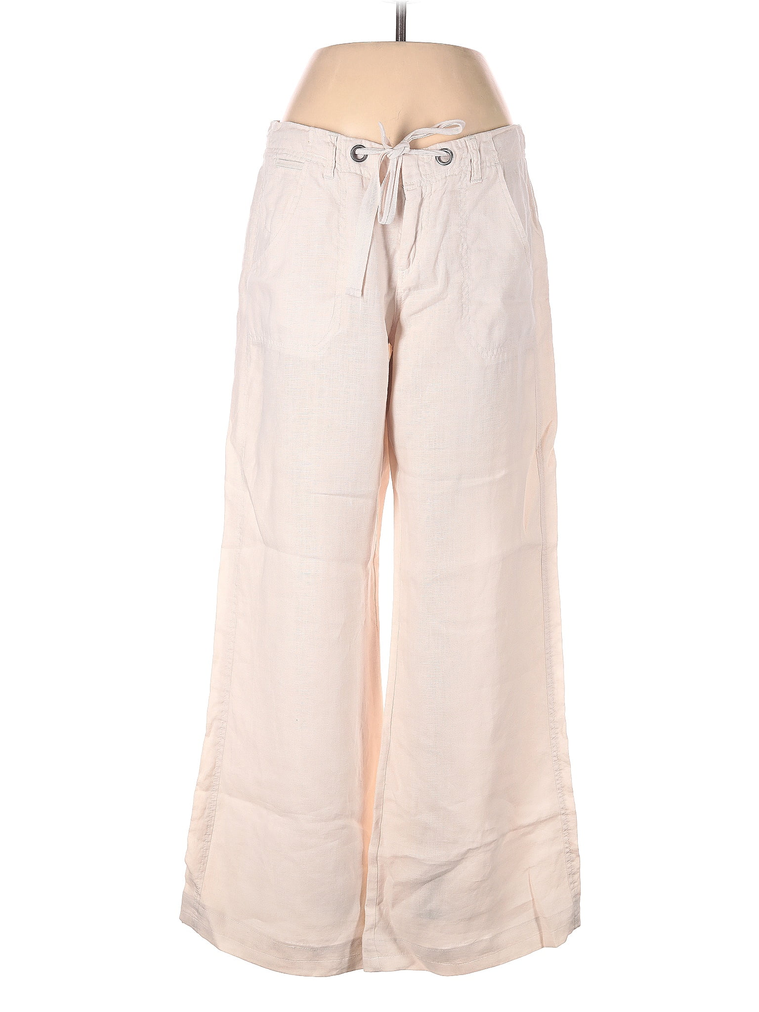 Joie 100 Linen Ivory Casual Pants Size 8 81 off ThredUp