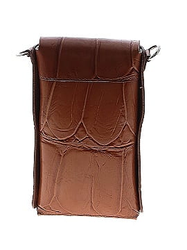 Prune Leather Crossbody Bag (view 2)