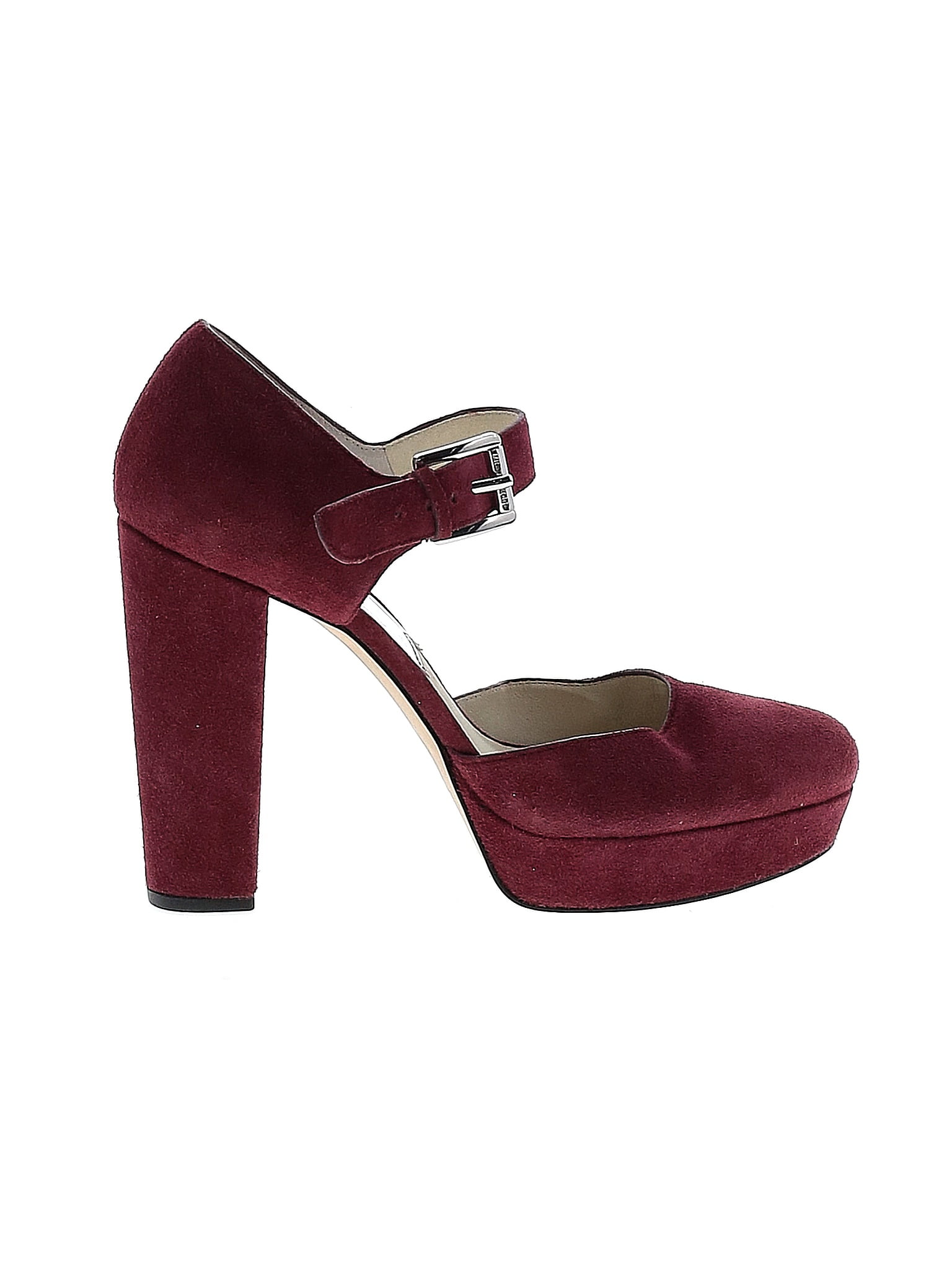 michael kors burgundy shoes