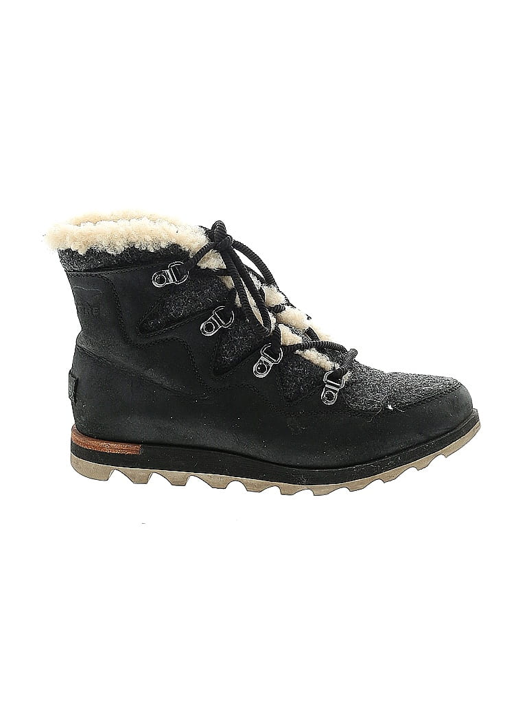 sorel black ankle boots