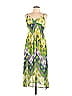 She's Cool 100% Polyester Tropical Green Casual Dress Size L - photo 1