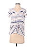 Assorted Brands 100% Polyester Purple Short Sleeve Top Size S - photo 1