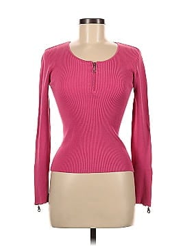 Cache Long Sleeve Silk Top (view 1)