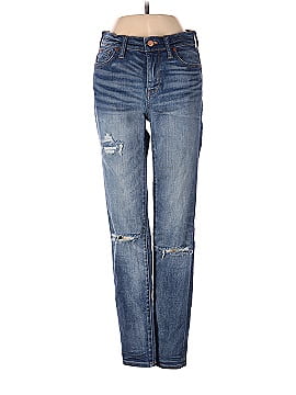 Madewell 9" High-Rise Skinny Jeans: Torn-Knee Edition (view 1)